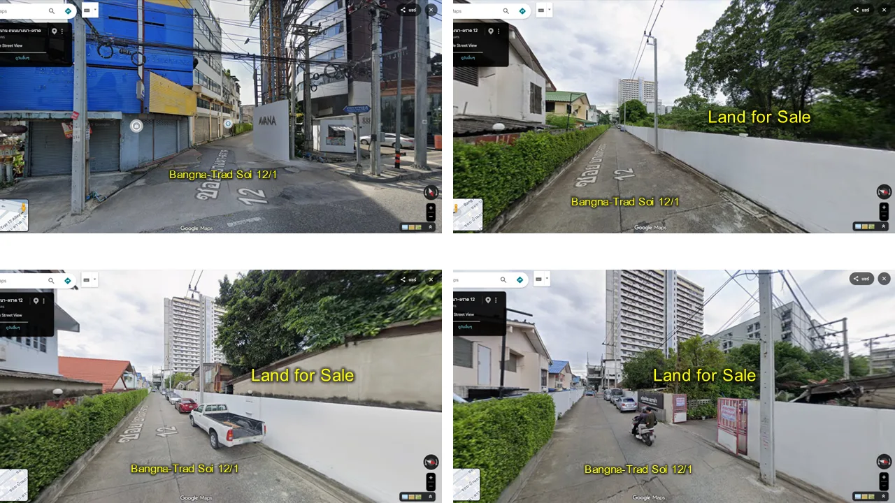 ที่ดินติดถนนบางนา-ตราด กม.1.7 - 12