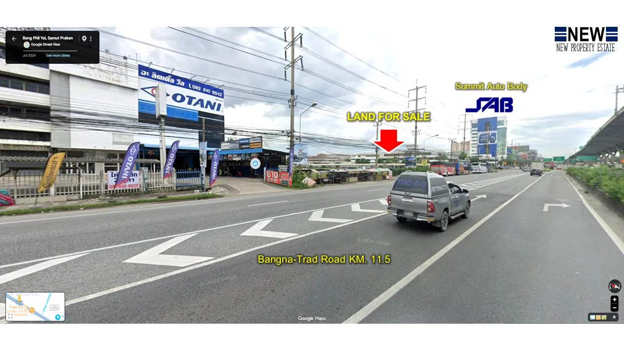 ที่ดินติดถนนบางนา-ตราด กม.11.5 - 6