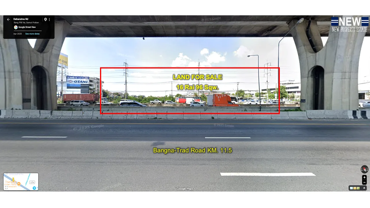 ที่ดินติดถนนบางนา-ตราด กม.11.5 - 8