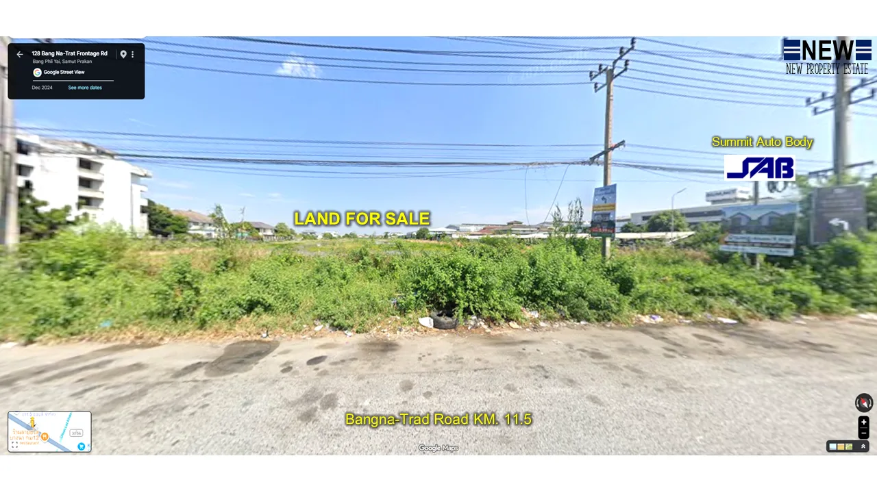 ที่ดินติดถนนบางนา-ตราด กม.11.5 - 9