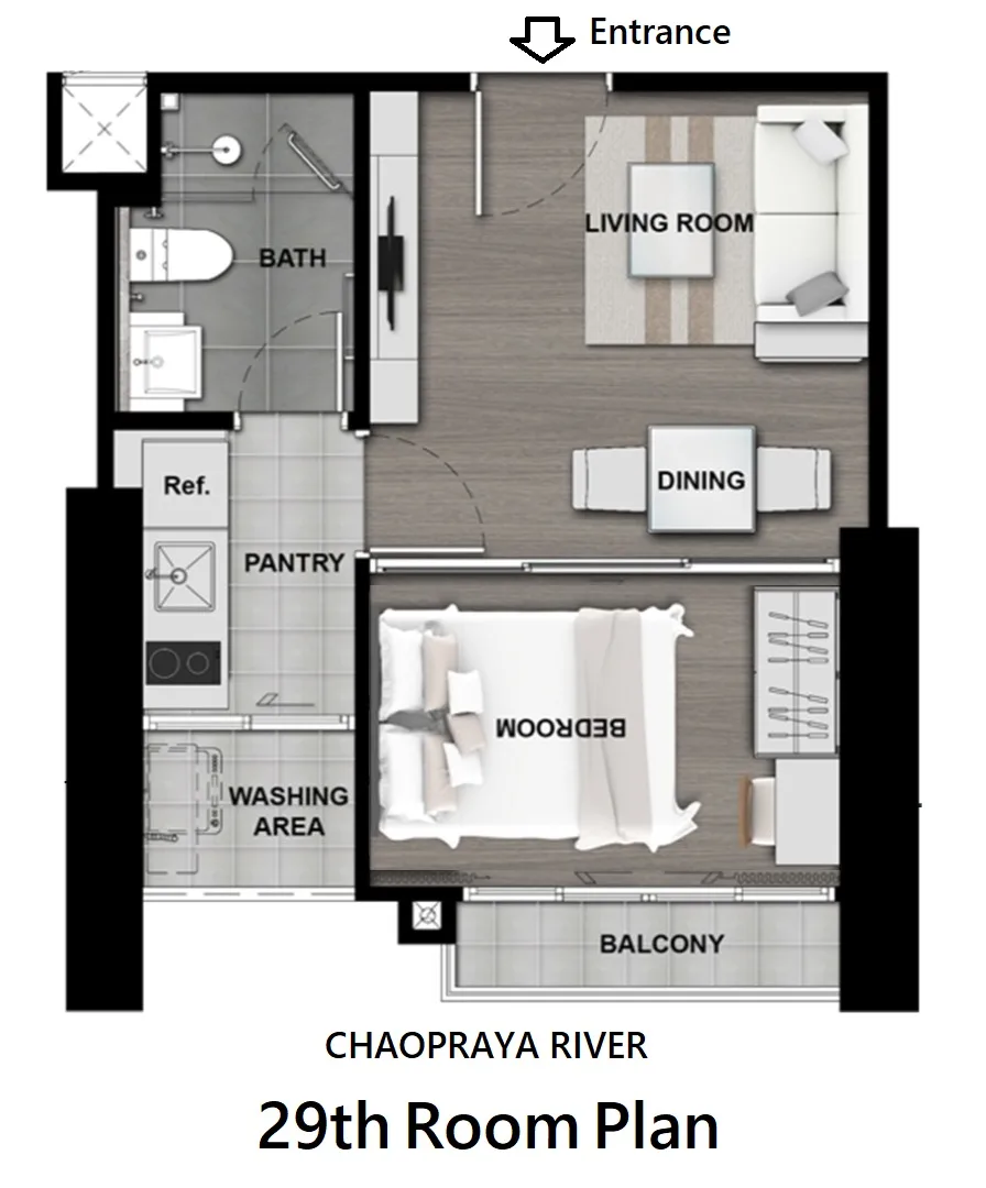 Condo The Politan Aqua FL.29 - 7