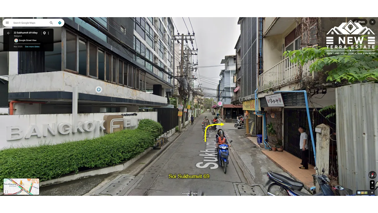 ขายอาคารพาณิชย์แนวถนนสุขุมวิท ซอยสุขุมวิท69 - 8