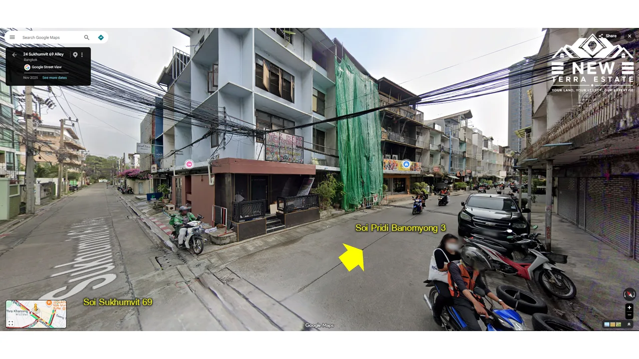 ขายอาคารพาณิชย์แนวถนนสุขุมวิท ซอยสุขุมวิท69 - 9