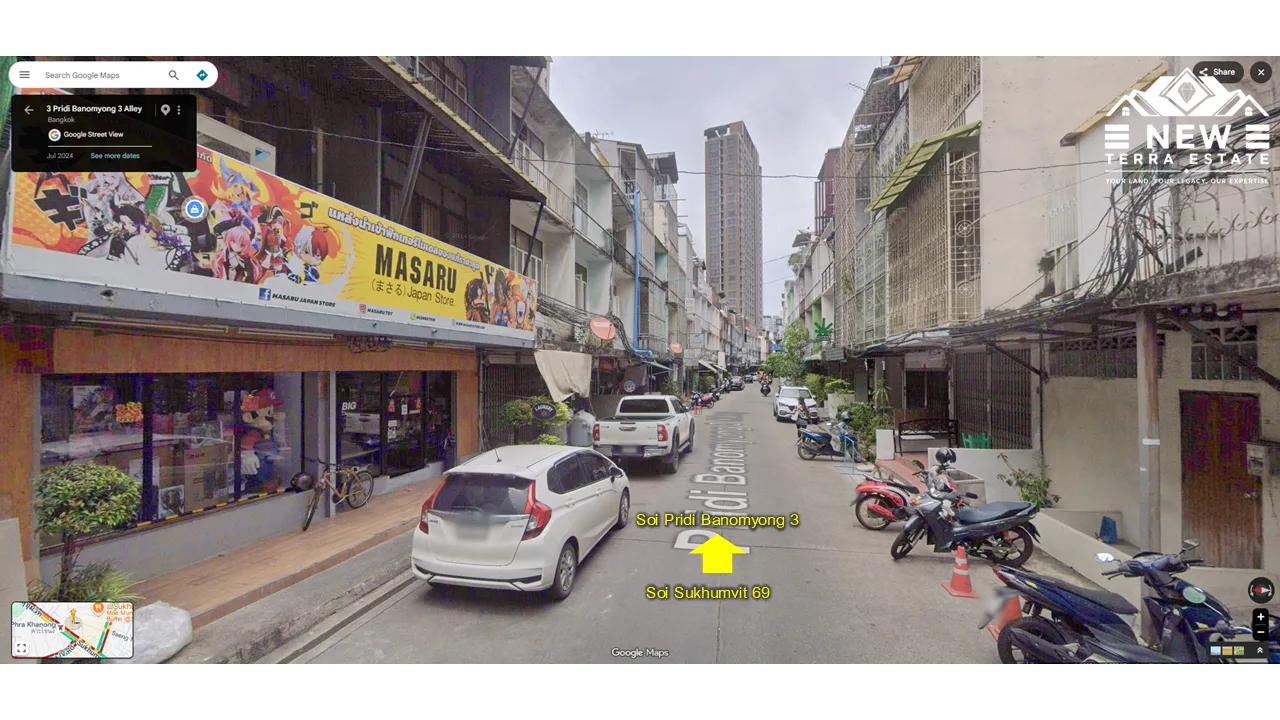 ขายอาคารพาณิชย์แนวถนนสุขุมวิท ซอยสุขุมวิท69 - 10