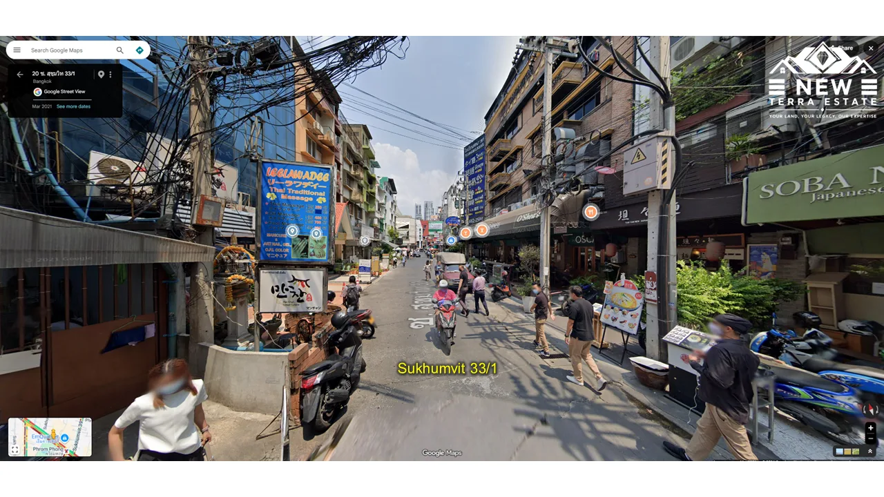 ขายอาคารพาณิชย์แนวสุขุมวิท ซอยสุขุมวิท33/1 - 7